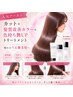 カット+髪質改善カラー+色持ち艶UPトリートメント