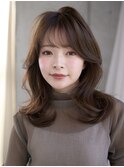 ☆デジタルパーマコテ巻き風パーマレイヤーカット韓国ヘア小顔