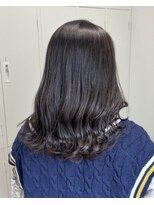 ロッカ(ROCCA) 暗髪グレージュ×ツヤセミロングイメチェン