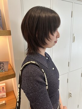 ジーナ 流山おおたかの森(Zina) ウルフレイヤー ショートウルフ 顔周りレイヤー