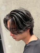 アッシュ 武蔵新城店(Ash)&nbsp;新城明るい白髪染め白髪ぼかしハイライト 大人ショートボブ