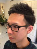 アップバングベリーショート