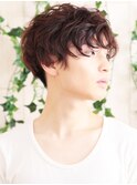 ☆リッジの効いたマッシュツーブロパーマなショート【藤沢】