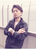 【M/RUDE】黒髪ツーブロック×グランジ刈り上げ