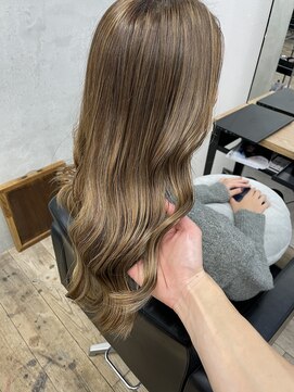 キラ 渋谷(KILLA) ハイライトカラー_セミウェットウェーブ