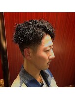 ヒロギンザ 新橋日比谷口店(HIRO GINZA)&nbsp;ツイストパーマフェードスタイル