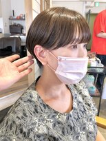 ラボヌールヘアーレーヴ 池袋店(La Bonheur hair reve)&nbsp;ふんわりマッシュショート　☆reve志村大成☆