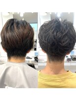 ロミーオム 本厚木(ROMMY. Homme)&nbsp;【刈り上げ×スパイラルパーマ】マッシュスタイル