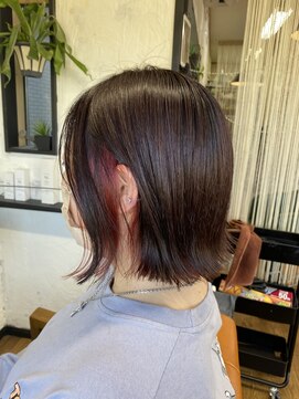 シャラ美容室 インナーpink violet