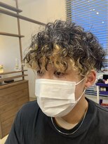 ラ メール ヘア デザイン(La mer HAIR DESIGN)&nbsp;お洒落2トーンパーマ/リッヂパーマ