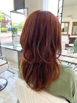 ラプトヘア(Rapt.HAIR) 褪色防止☆マグネットカラーで艶のあるオレンジヘアーに!