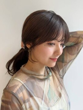  ジーナ 大阪茨木(Zina) 髪質改善＊くびれレイヤーロング前髪パーマ＊【Zina 大阪茨木】