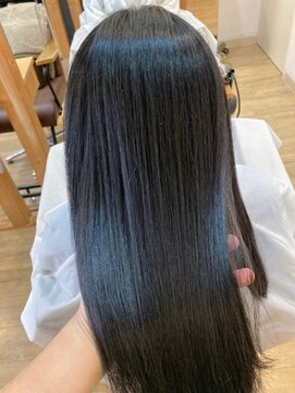 グランバイ アトリエドングリ(Grand × AtlierDonguri) お客様髪質改善データ1221(梅雨対策ストレート)