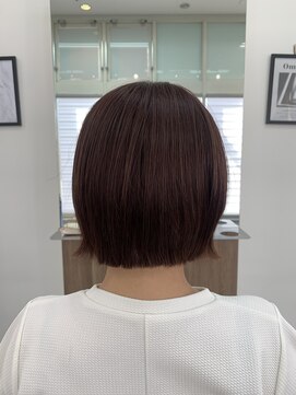 ラポールヘア イオン東長崎店 外ハネボブ/切りっぱなしボブ/30代40代50代