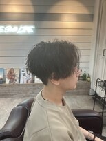 スウェル 船橋店(Swell)&nbsp;ダークアッシュ/アッシュブラック/カルマパーマ/ベリーショート2