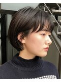 ショートボブ/耳かけ/前髪あり/20代/30代/40代