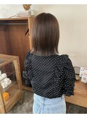 ぱつっとボブ