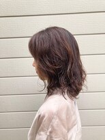 アミュレット バイ サファリ 西荻窪(AMULETTE BY SAFARI)&nbsp;《お客様スタイル47》ミディアムレイヤー×パーマ