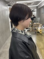 ヤイエ 青山店(yiye)&nbsp;ハンサムショートボブ前髪くびれショートボブ前下がりショート