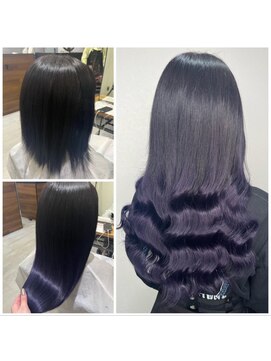 ネクスト 池袋(NEXT) エクステ/ロングヘア/パープル/パープルヘア