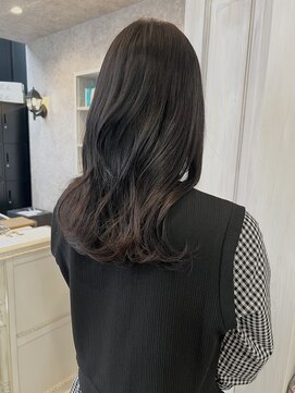 キャアリー(Caary) 福山美容室caary 酸熱トリートメントグレージュ透明感20代30代