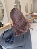 シカ 神戸三宮元町店(Cica)&nbsp;ピンクラベンダー ブリーチなし ダブルカラー 暖色 三宮