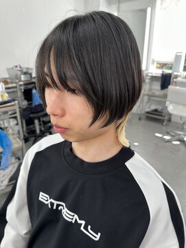 イロウ 山口どうもん店(IROW) メンズカット ブリーチカラー インナーカラー  髪質改善【山口】