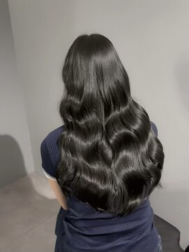 ノー バイ イオエ 西梅田(no. by ioe) ブリーチなしカラー／髪質改善/ミルクティーベージュ/小顔へア