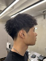 ニコ トウキョウ ロジック(nico TOKYO Logic)&nbsp;刈り上げアップバングスパイキーショートパーマスパイラルパーマ