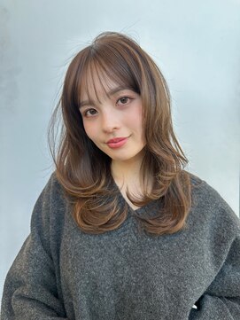 ガーデントウキョウ(GARDEN Tokyo) レイヤーカット/前髪/ミディアム/髪質改善