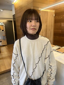 ヘア プロデュース キュオン(hair produce CUEON.) フェイスレイヤー×ボブ