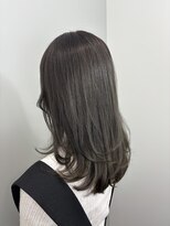 リライズ 加古川店(Re.Rize) オリーブグレー/艶髪/髪質改善カラー【髪質改善/加古川】