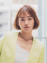 ニチカ(NYCHIKA)&nbsp;子顔に見せる大人の丸みミニボブ|レトロボブ|切りっぱなしボブ