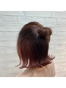 ニューヨーク 稲荷町店 ピンクインナーカラー