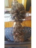 エクステンション クーチャー(Extention Cu'cha) モコモコローポニー(^-^)結婚式お呼ばれ☆