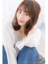ヘアアンドビューティー ミック(Hair & Beauty miq)&nbsp;くびれセミディで♪無造作こなれ感b