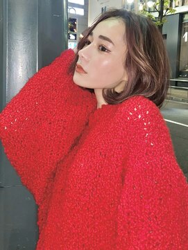 シンク オモテサンドウ(sync omotesando) ピンクブラウン韓国ヘア