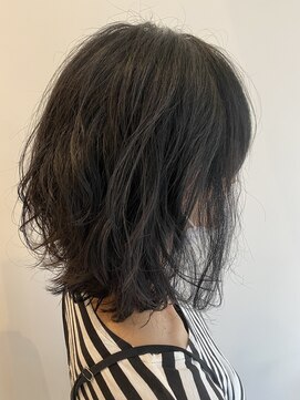 ロックワークオレンジ 西中島店(ROCK WORK ORANGE) ゆるふわパーマ ミディアムボブ