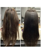 お白髪のあるお客様は定期的なカラーが必要。でもダメージも気になりますよね！アミーベルなら大丈夫です◎