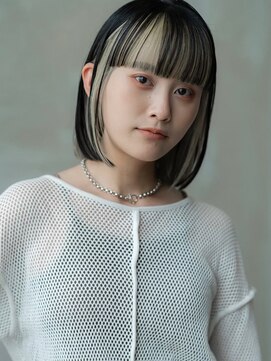 ケアリー 流山おおたかの森(Carelly) 大人かわいい前髪セシルカットココアブラウンフリンジウェーブ