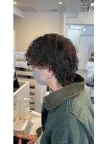 メンズ サロン ドット トウキョウ 町田店(men's salon dot. tokyo) 【小柳裕夢】波巻きスパイラルパーマ×ウルフ
