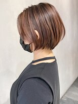 アルバム 池袋(ALBUM)&nbsp;ピンクアッシュハイライト_ショコラアッシュ_ba394632