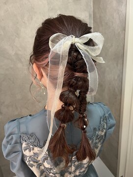 フェリーチェ(Felice) 個性派ツイン 編みおろし ヘアセット