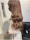ピンクベージュカラー