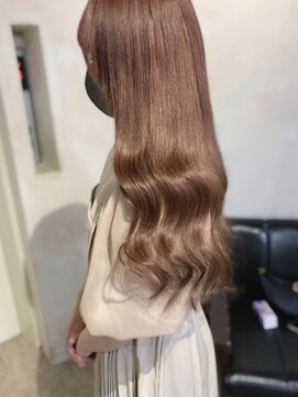 アールプラスヘアサロン(ar+ hair salon) ピンクベージュカラー