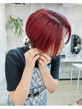 パープル(purple) チェリーレッドカラー