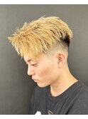 前下がり スキンフェード