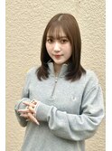 くびレイヤー美髪ケアカラーエアリーロング