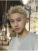 メンズニュアンスパーマ波巻きスパイラルメンズパーマ