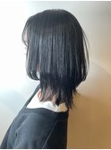 ウルフレイヤーボブショートボブ